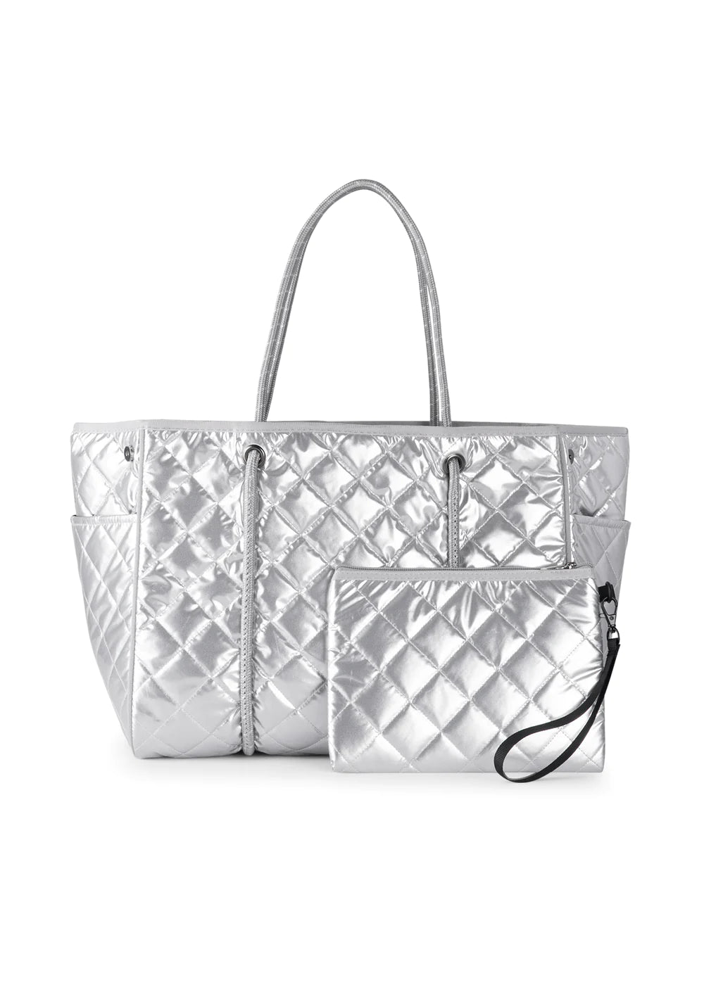 Greyson Quilted Tote- Shine