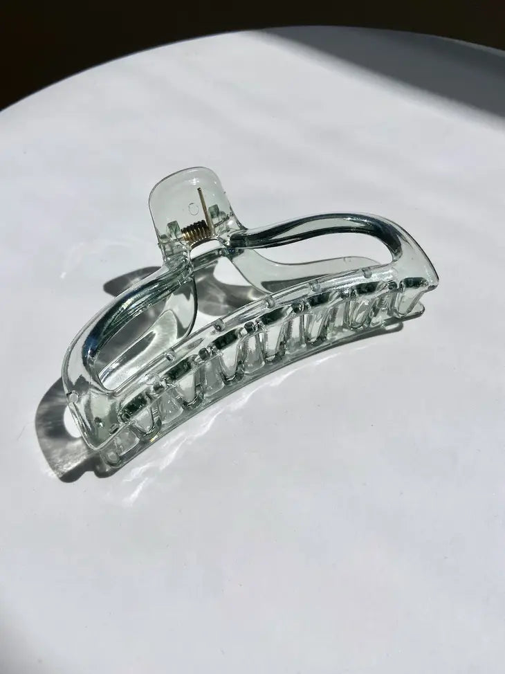 Jelly Translucent Hair Claw Clip