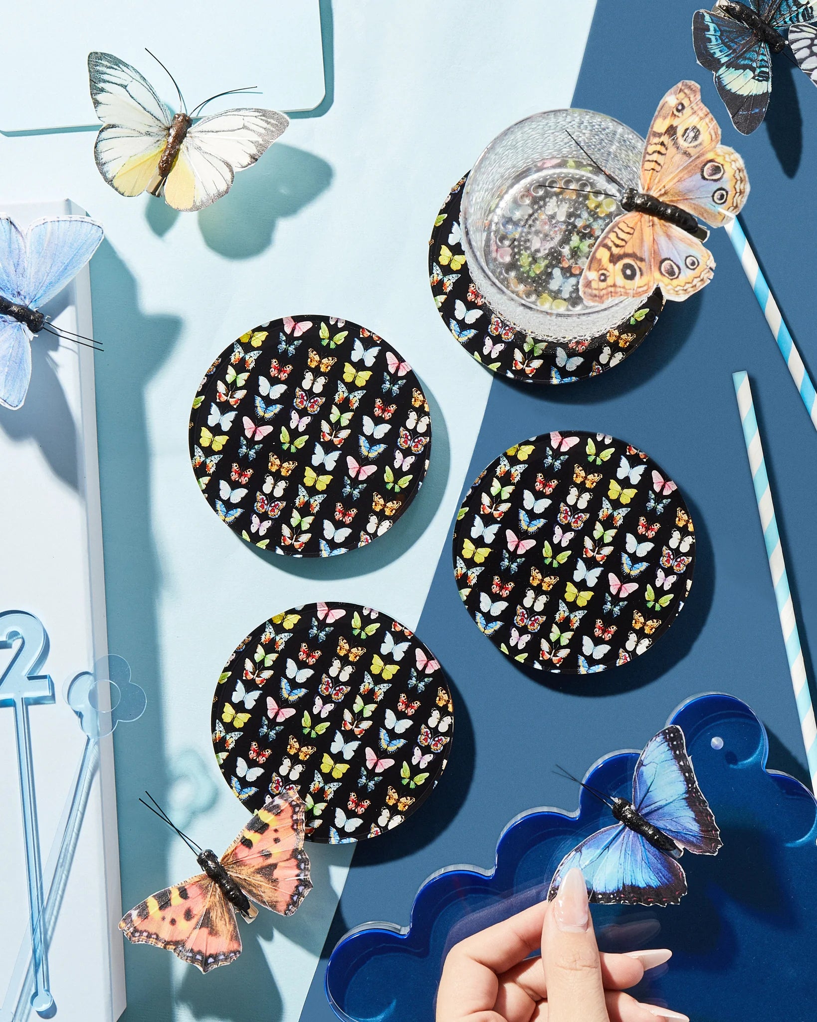 Monarch Coasters (Set of 4)