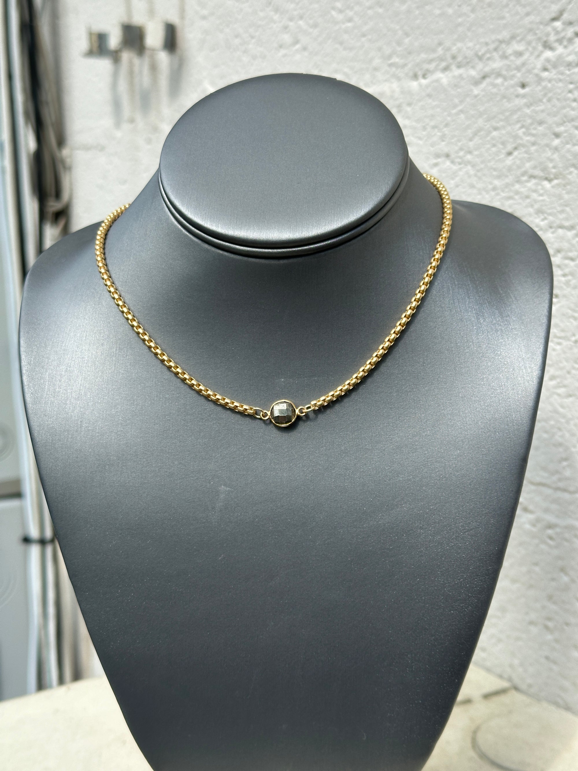 Single Gemstone Necklace