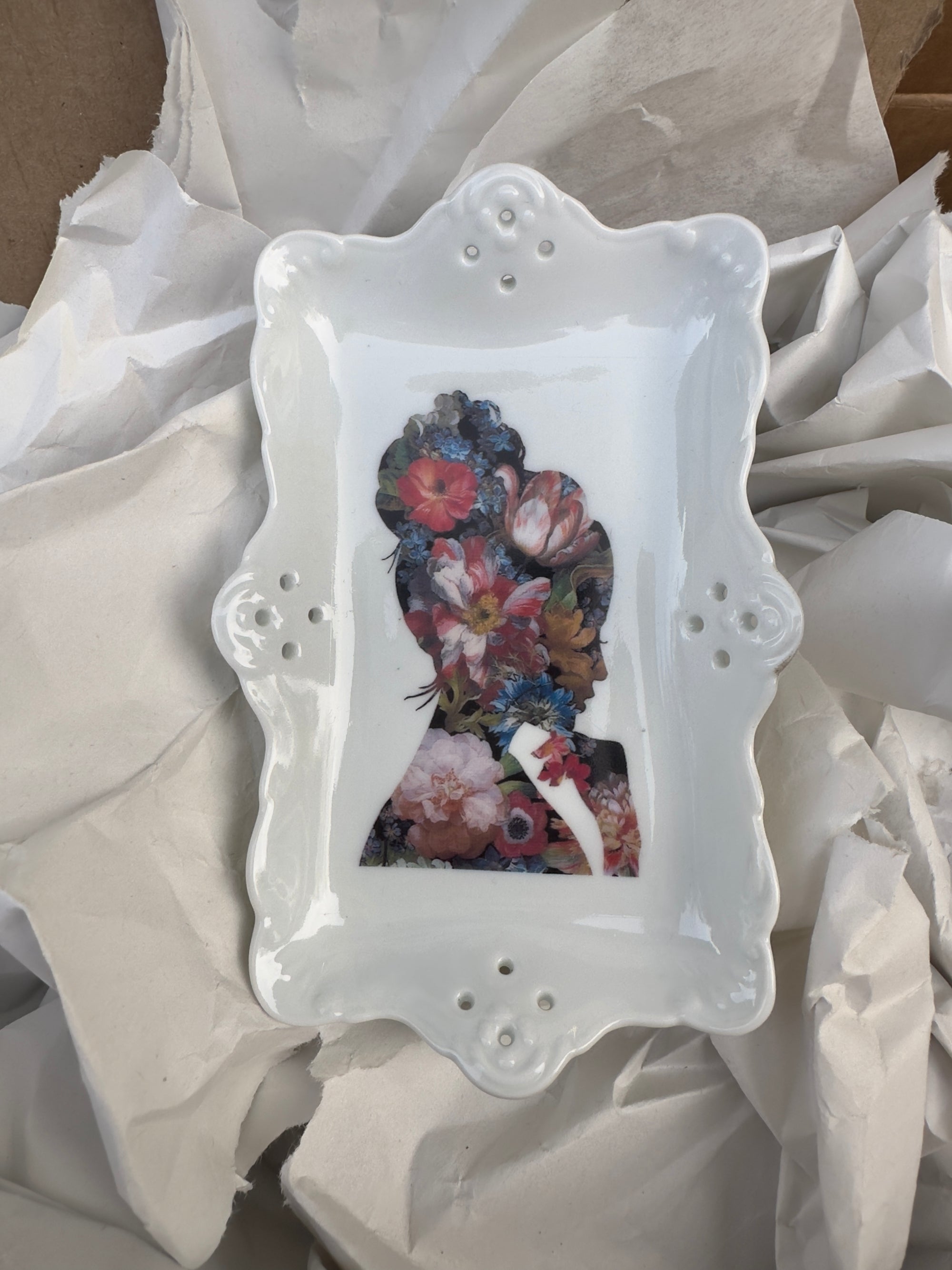 Porcelain Silhouette Tray