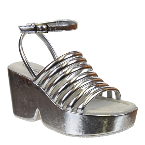 Silver Platform Sandal