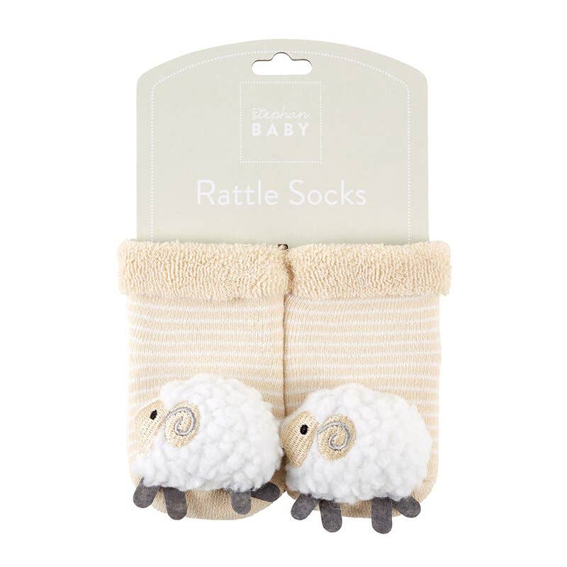 Lamb Rattle Socks