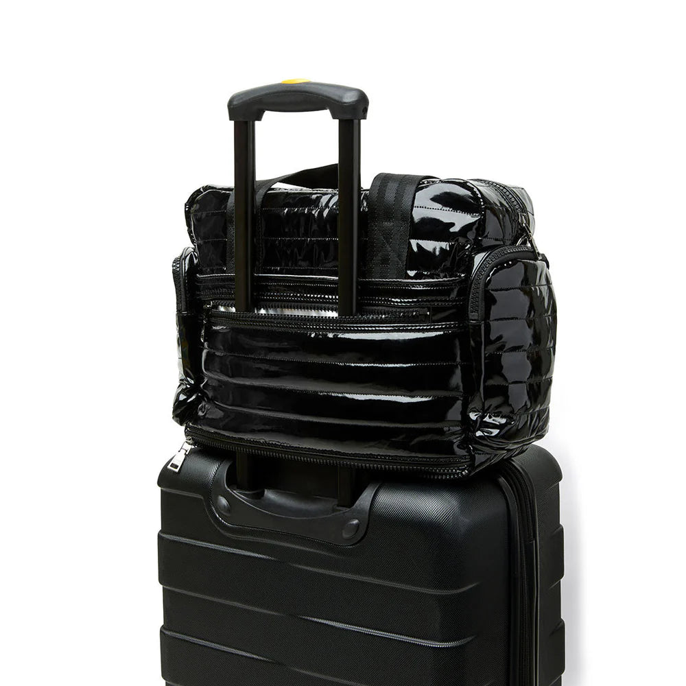 Voyager Travel Bag - Black Patent