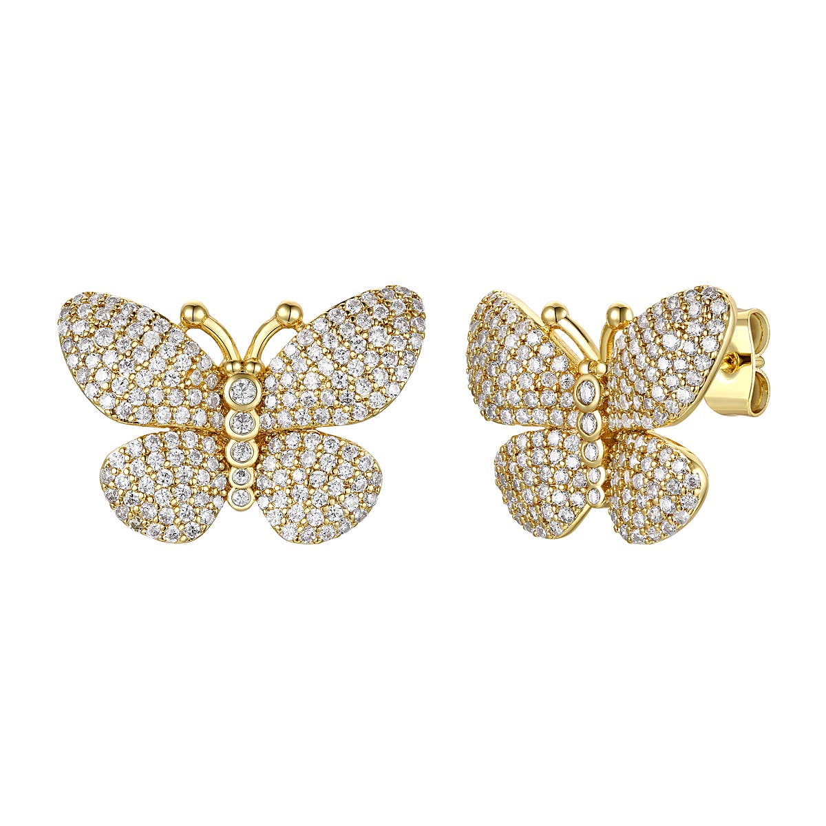 French Butterfly Earrings