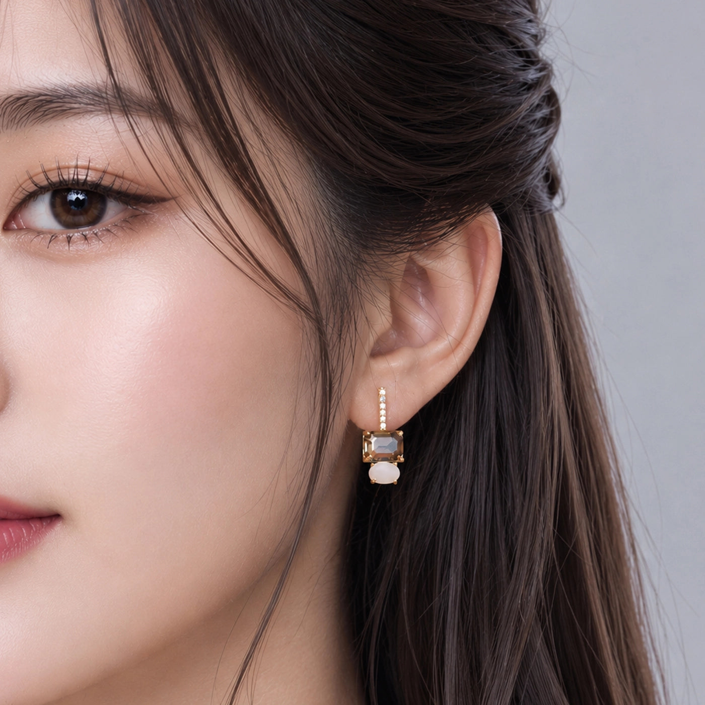 Neutral Stick Post Earring