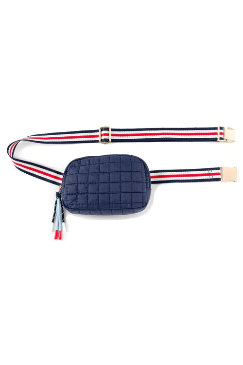 Quilted Nylon Belt Bag