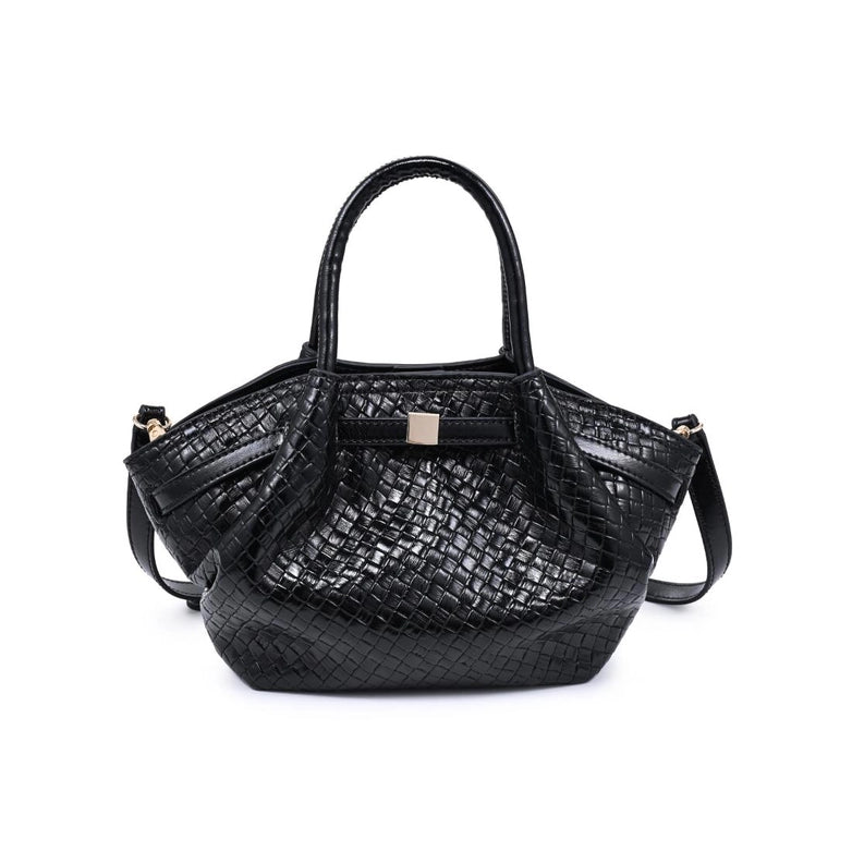 Selena Embossed Woven Crossbody