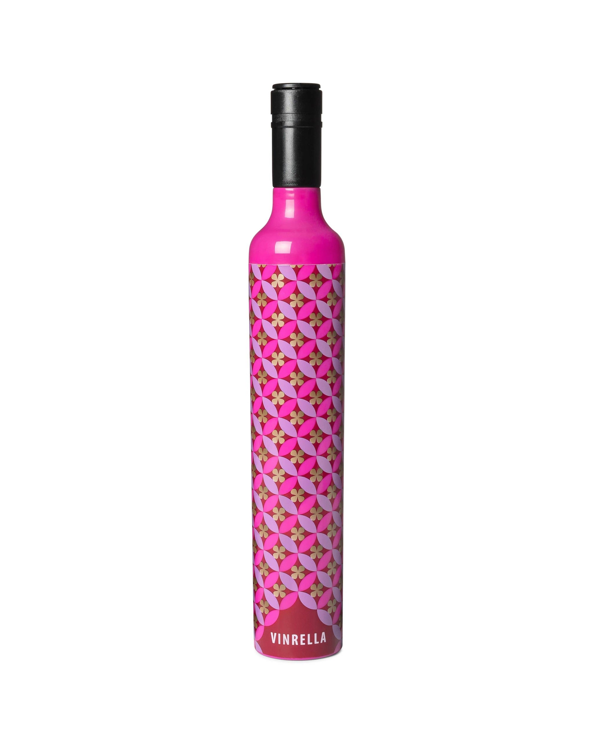 Wine Bottle Umbrella - Clover Floral Bottle