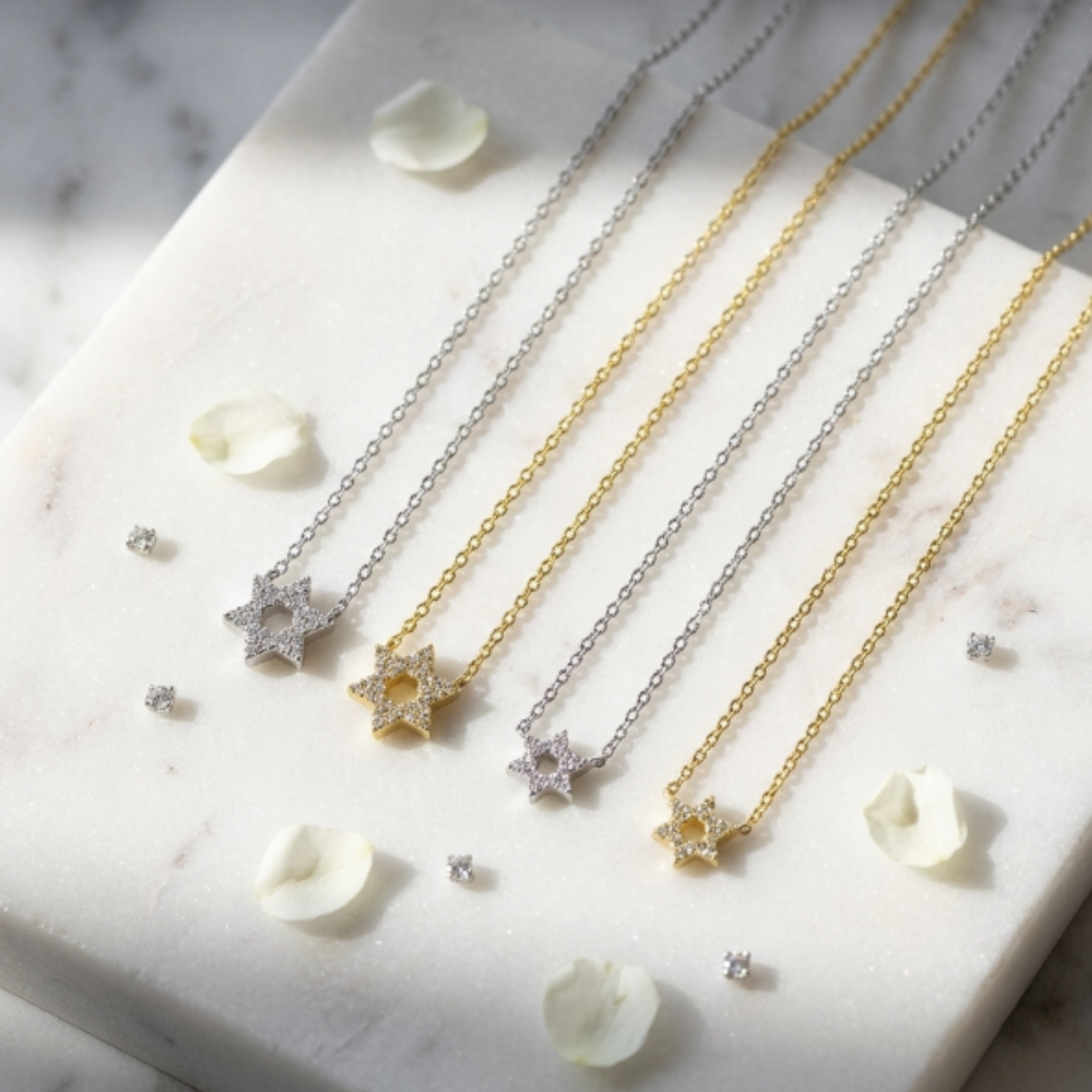 Dainty Star of David Necklace