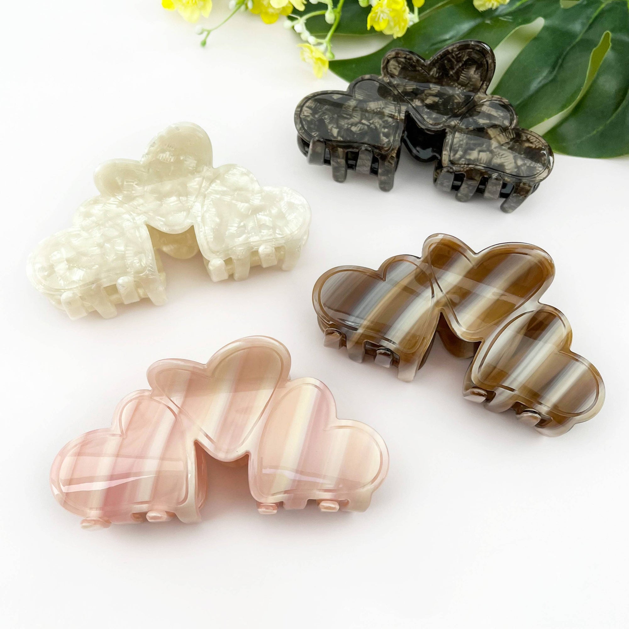 Heart Hair Claw Clip