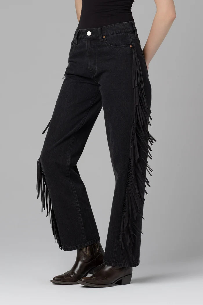 Pony Up Fringe Jeans