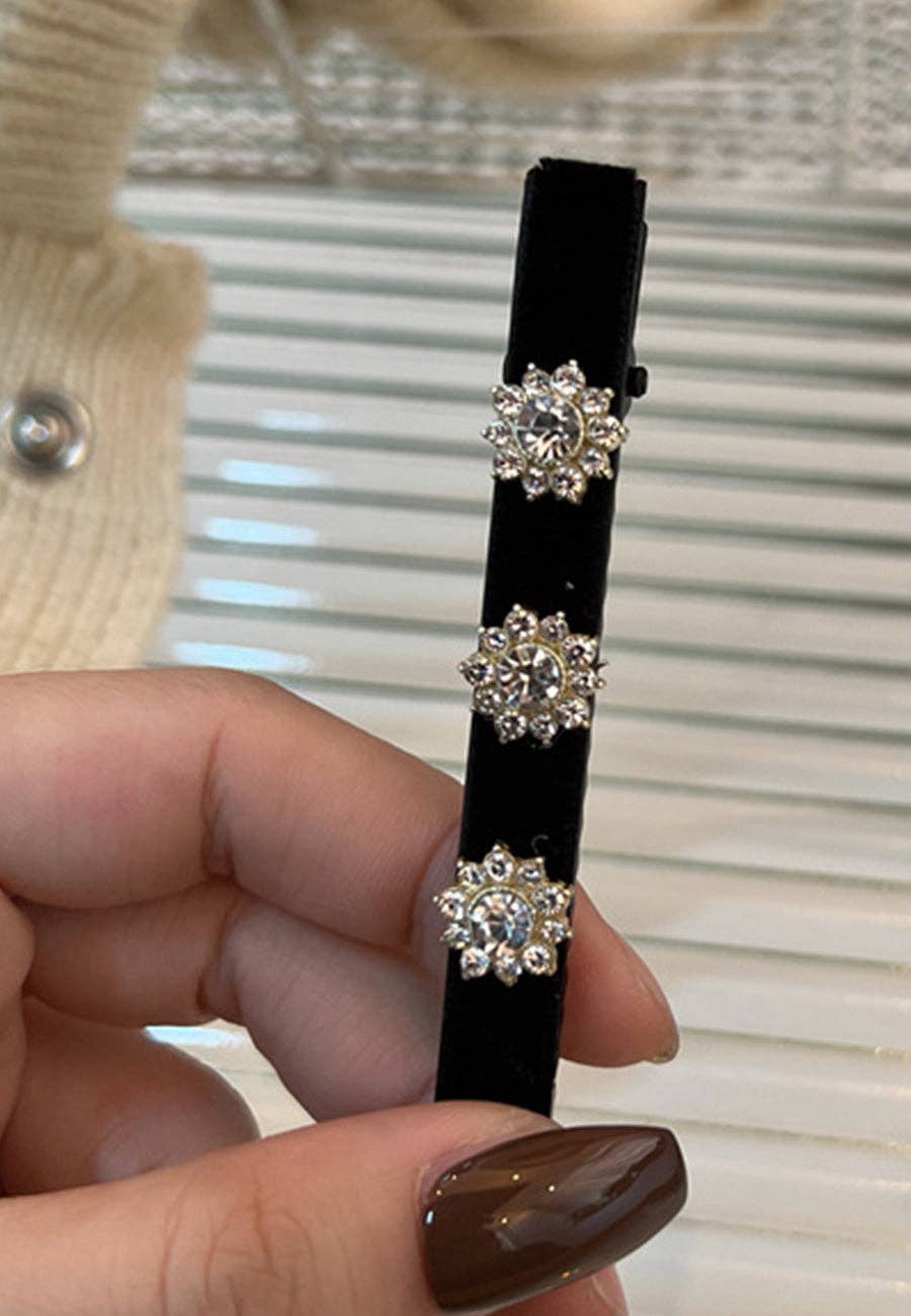 Vintage Crystal Hair Barrette