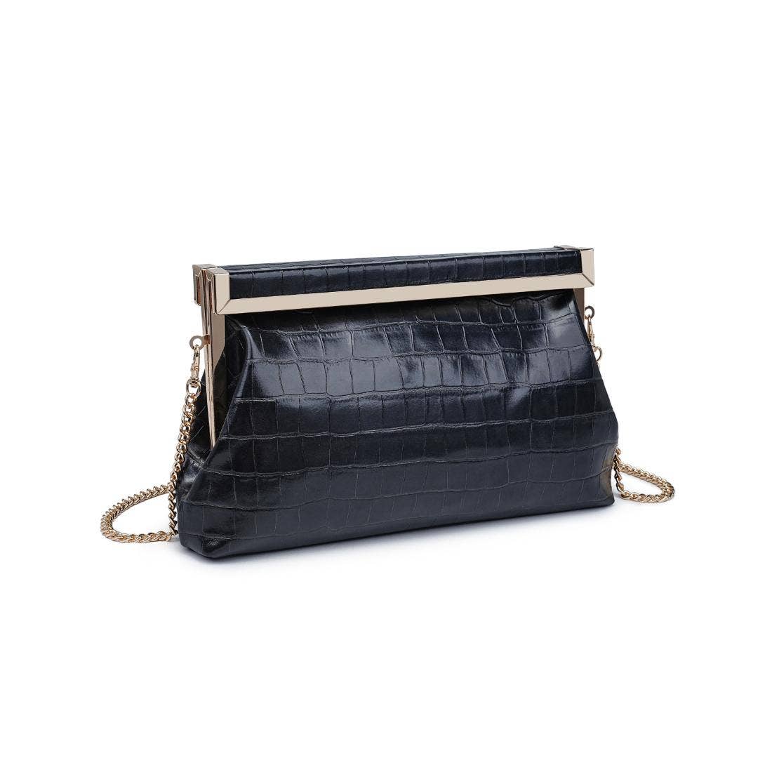 Embossed Drea Clutch