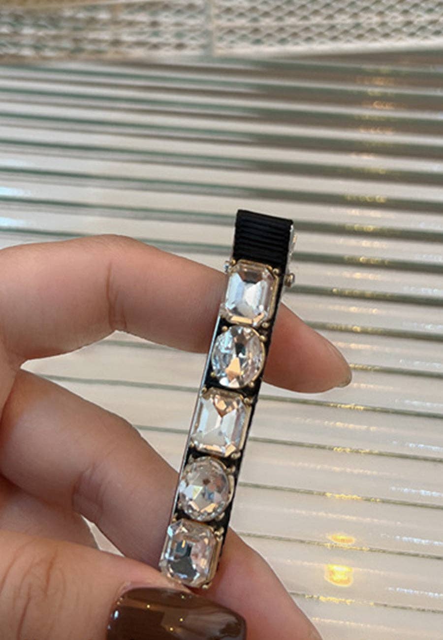 Vintage Crystal Hair Barrette