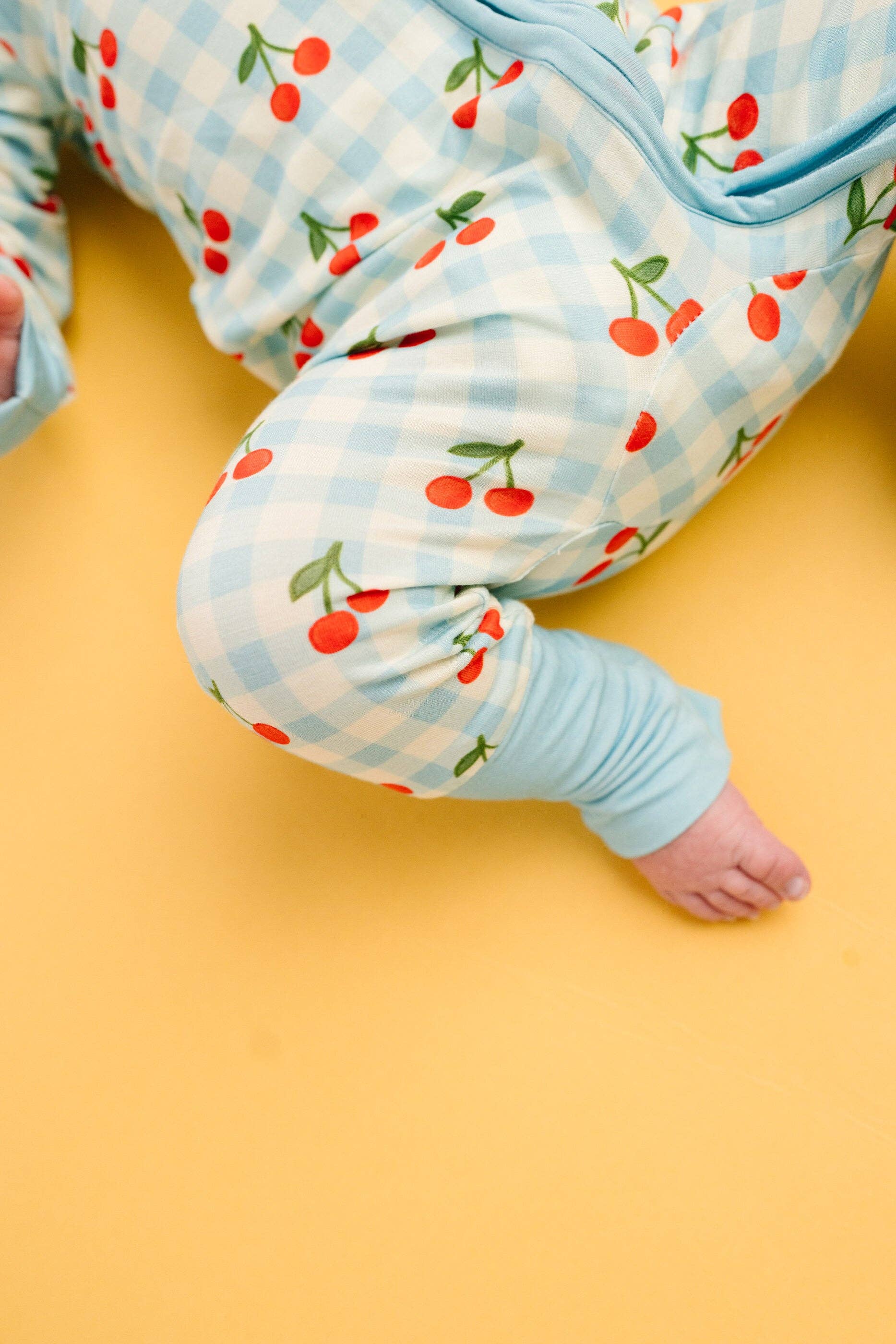 Baby Bamboo Sleeper - Cherry Picnic