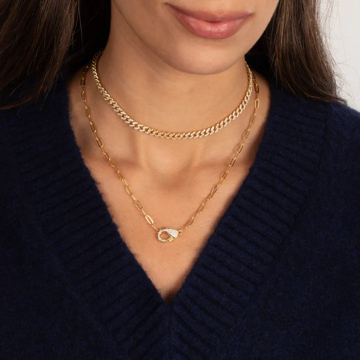 Statement Clasp Necklace