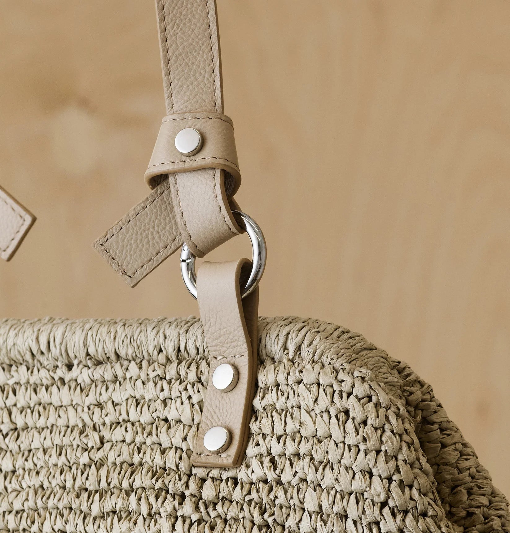 Casablanca Small Clutch - Seaweed Straw