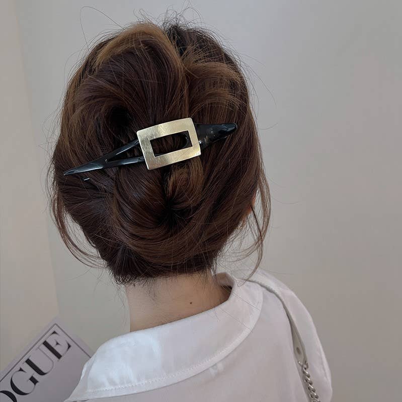 Flat Back Hair Clip