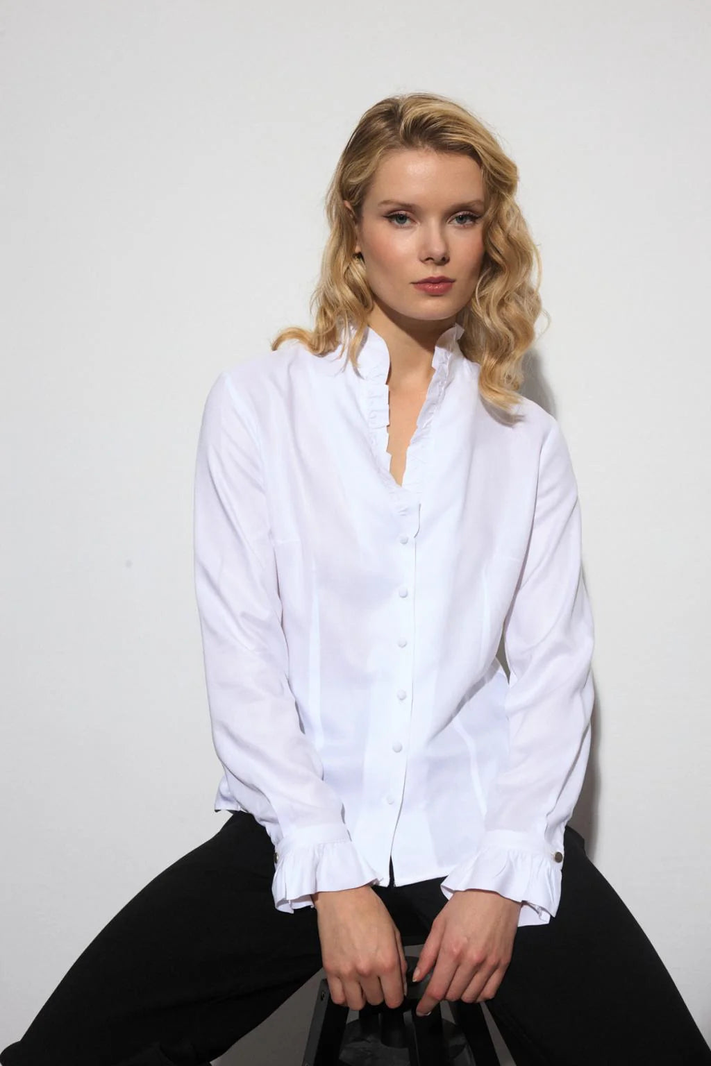 Navona Ruffle Blouse