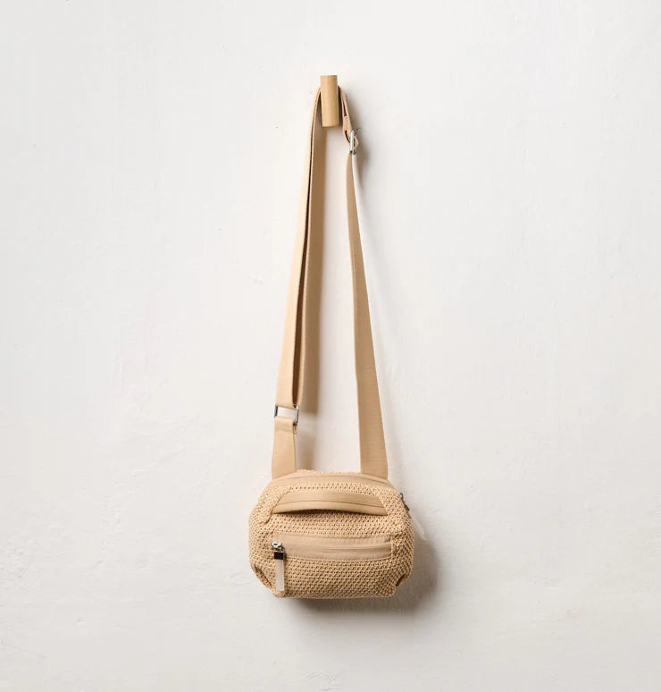 Bonnie Mini Crossbody Bag - Straw