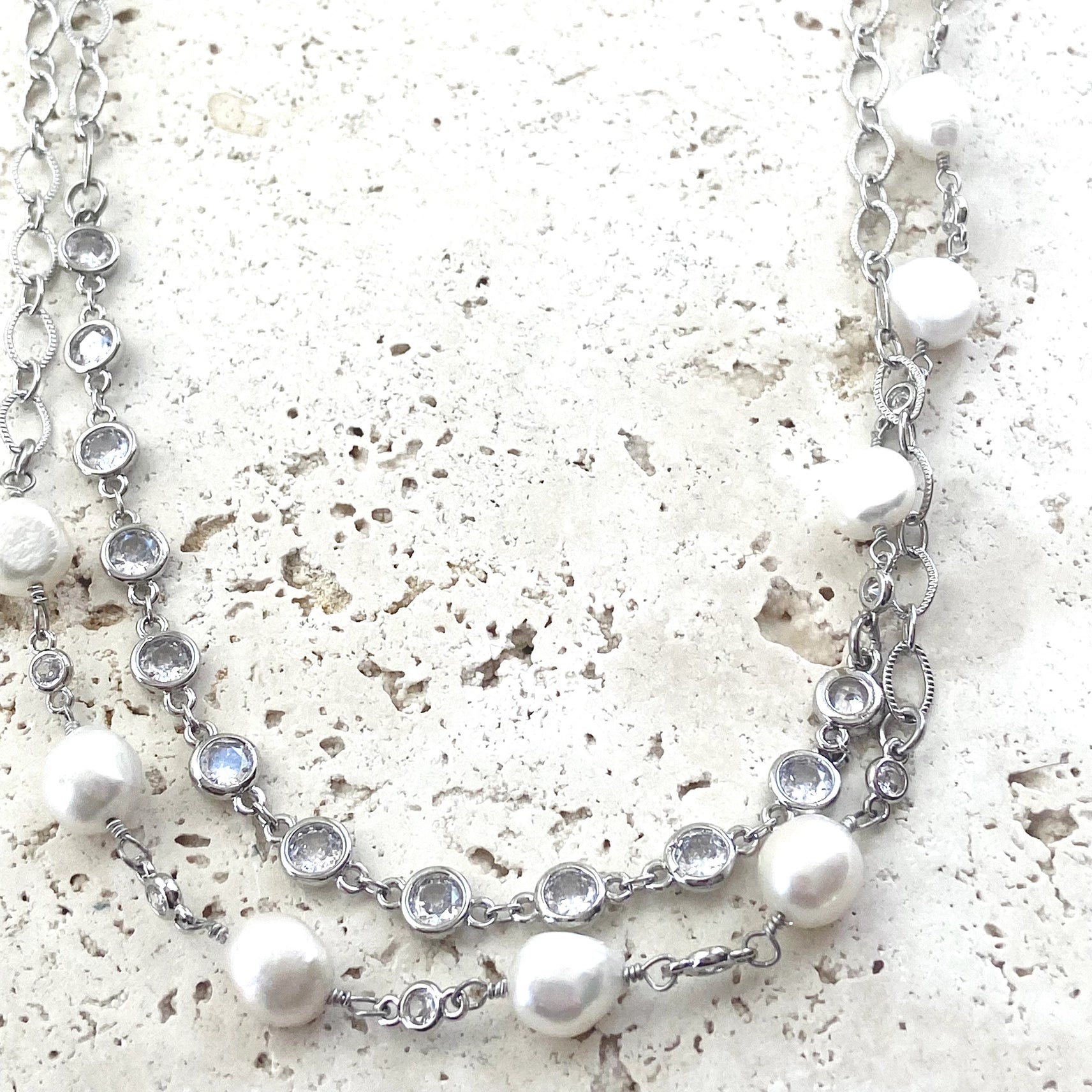 Fresh Water Pearl Long Necklace