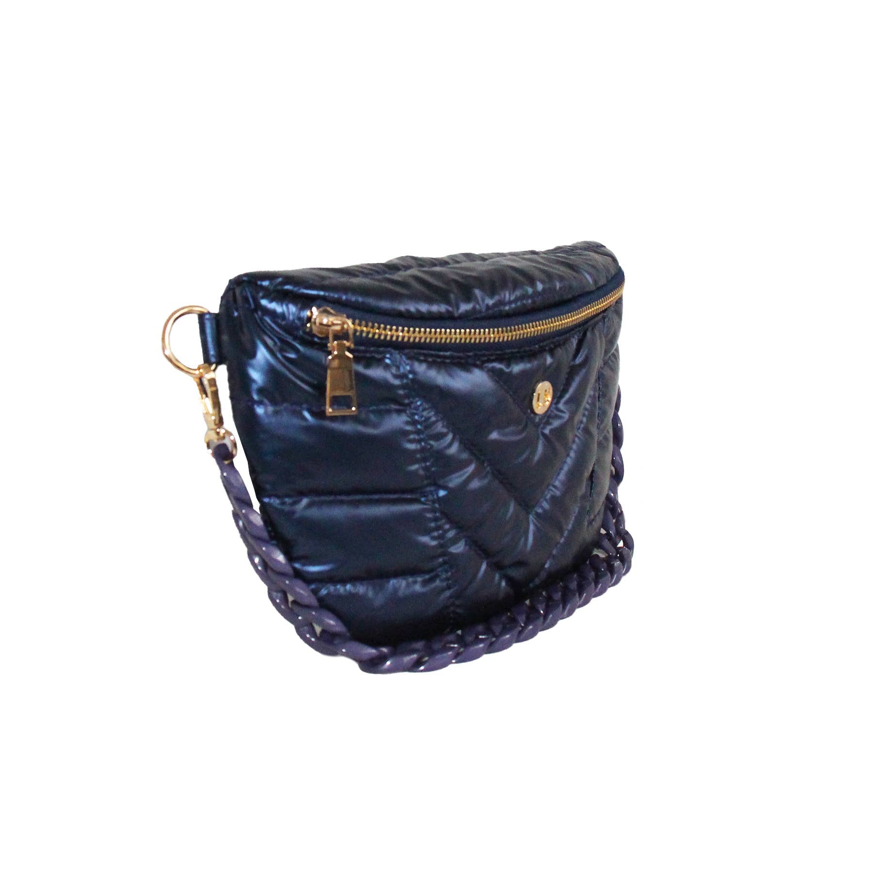 Nina Puffer Crossbody/Belt Bag - Sapphire