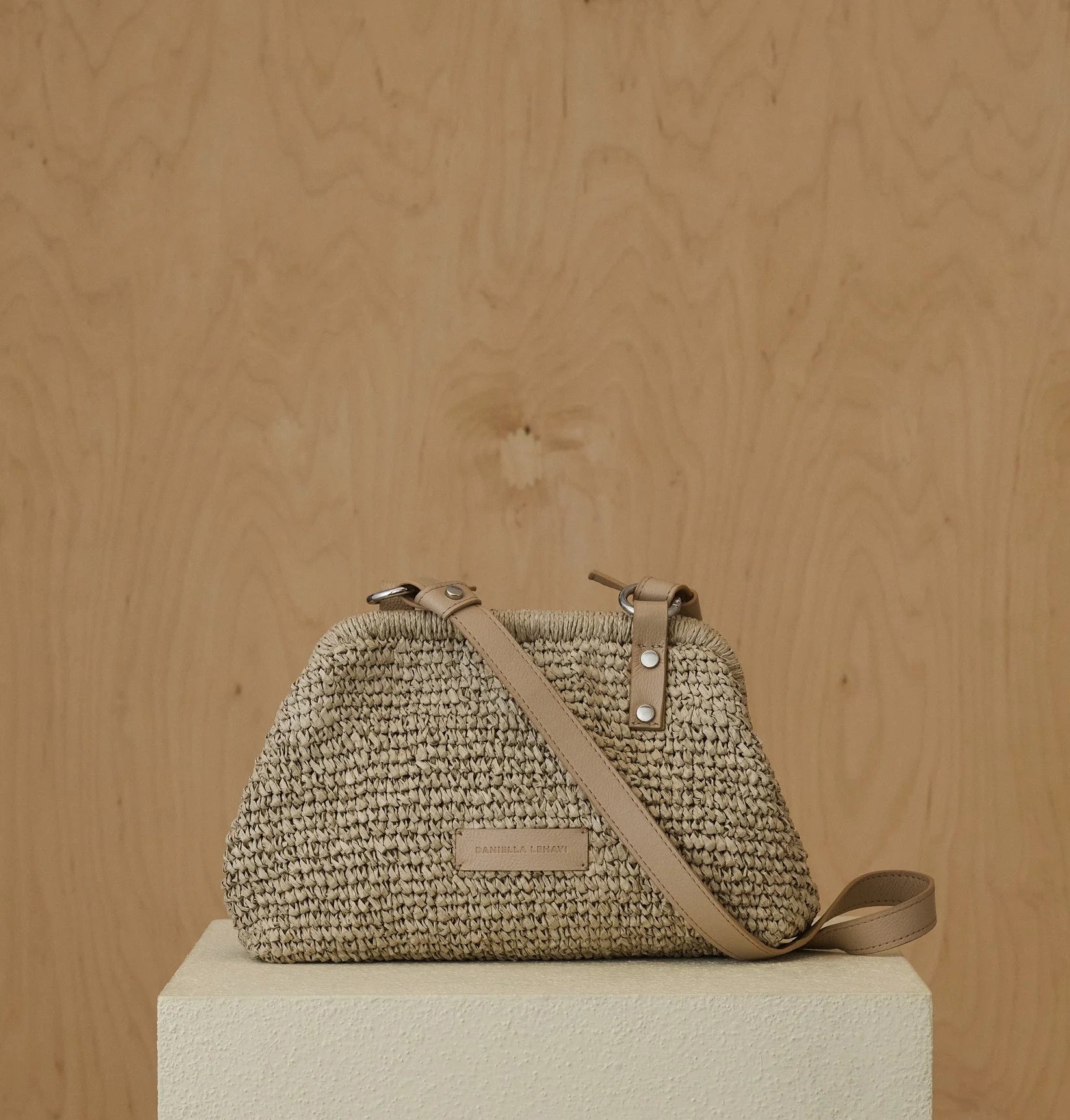 Casablanca Small Clutch - Seaweed Straw