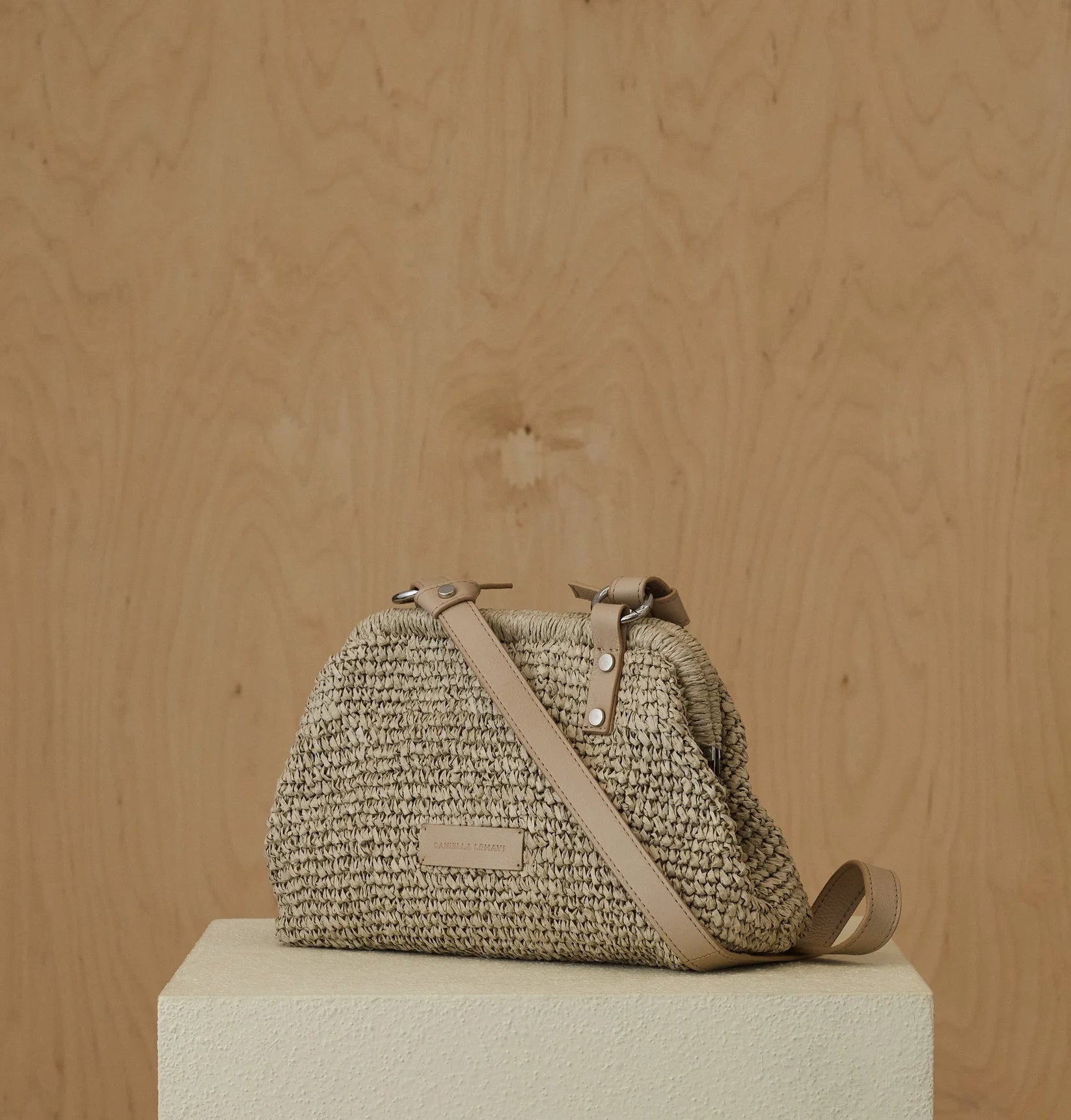 Casablanca Small Clutch - Seaweed Straw