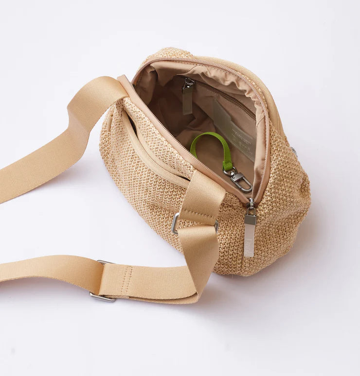 Bonnie Crossbody Bag - Straw
