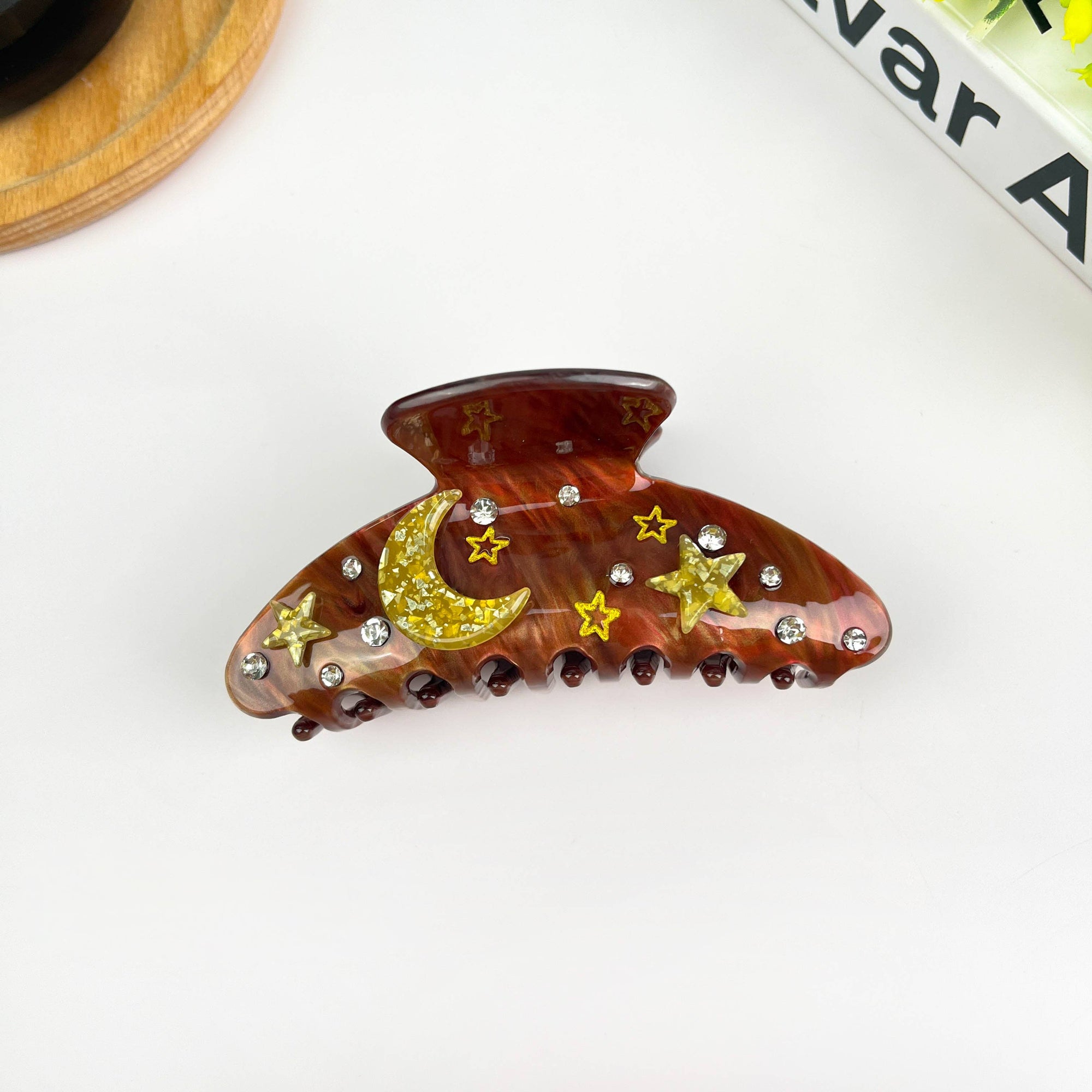 Moon Star Claw Clip