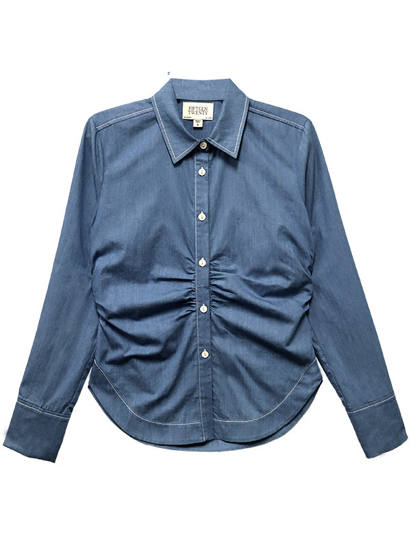 Norlyn Side Shirred Shirt