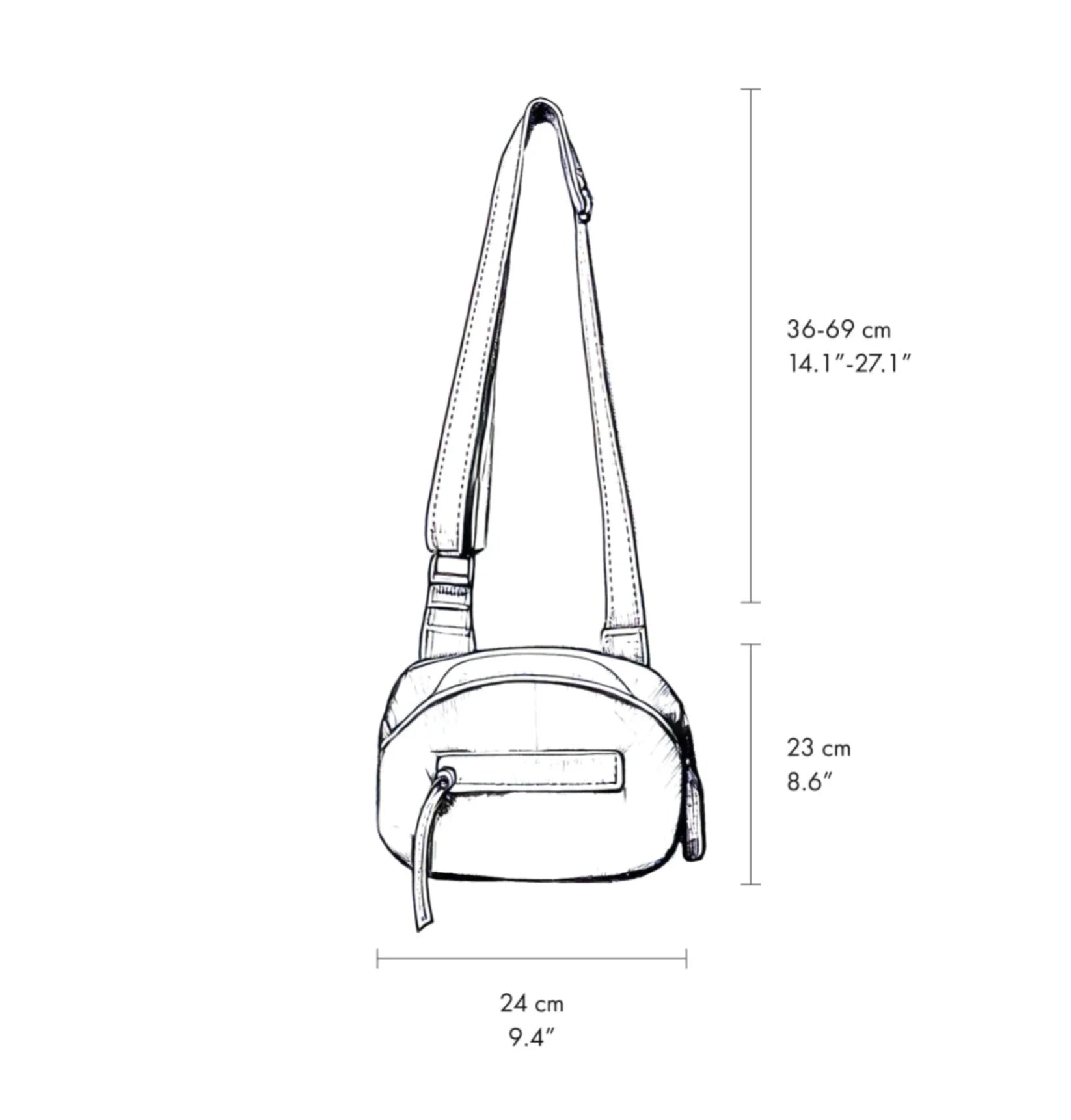 Bonnie Crossbody Bag - Slate