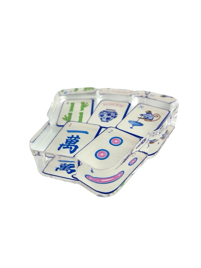 Acrylic Mahjong Napkin Set