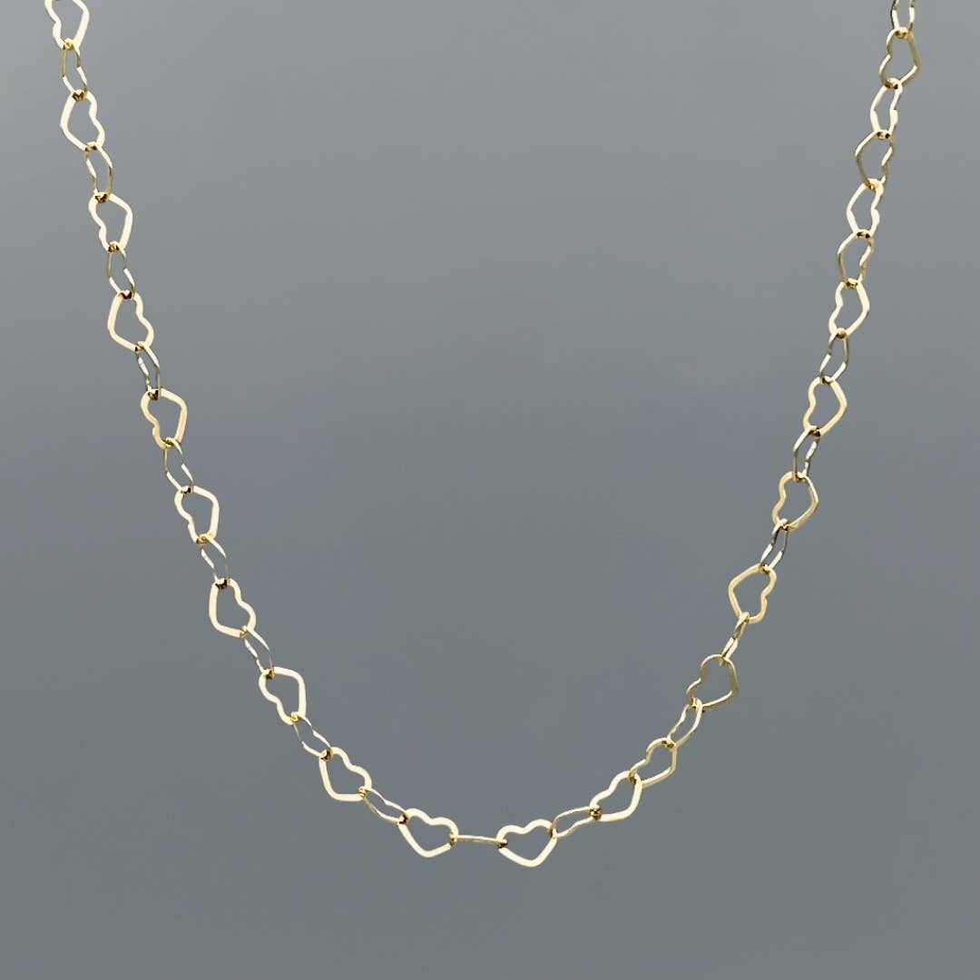 Mini Heart Link Necklace