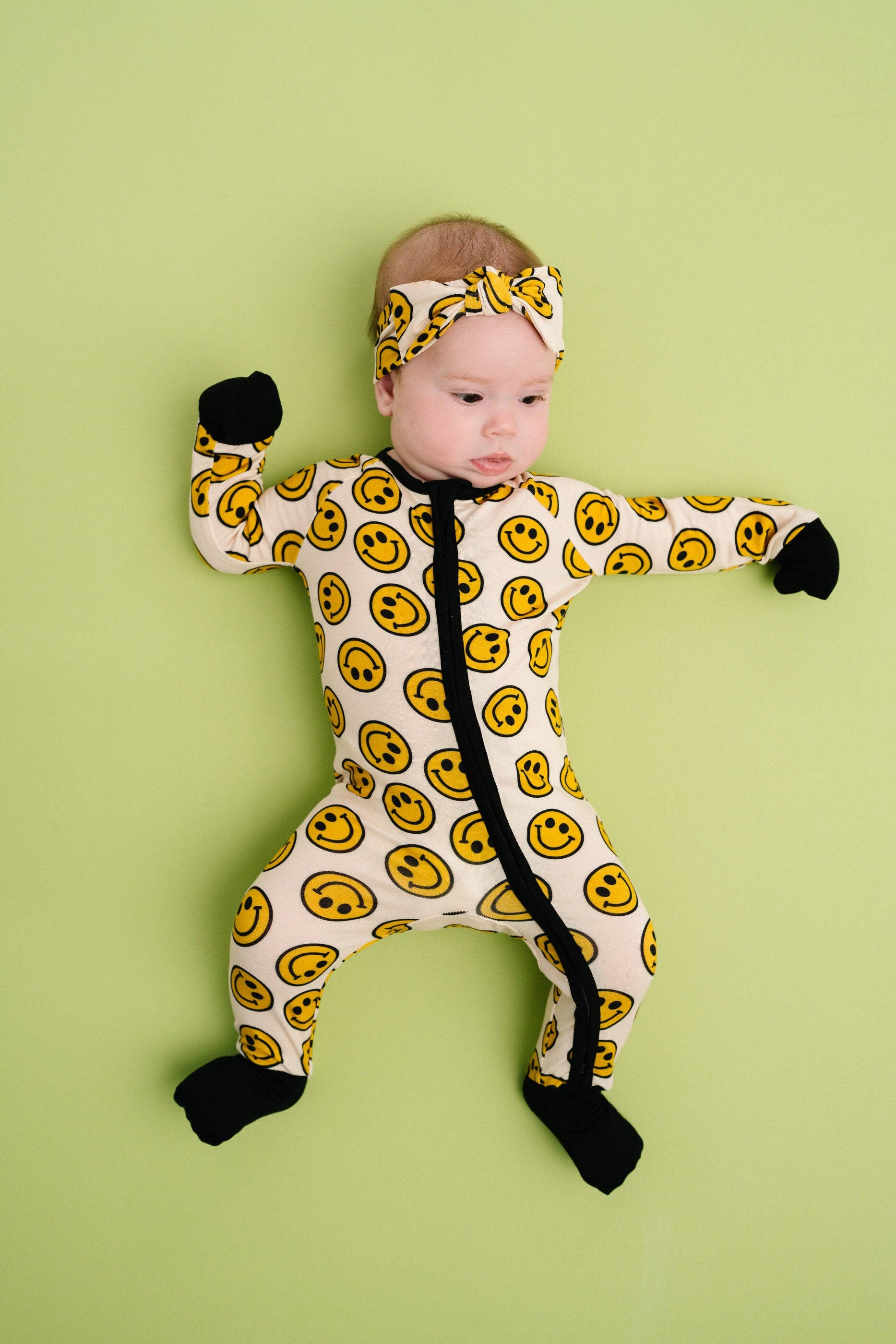 Baby Bamboo Sleeper - Happy Day