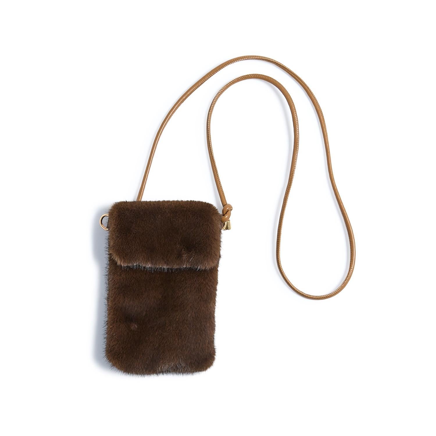 Faux Fur Crossbody Bag