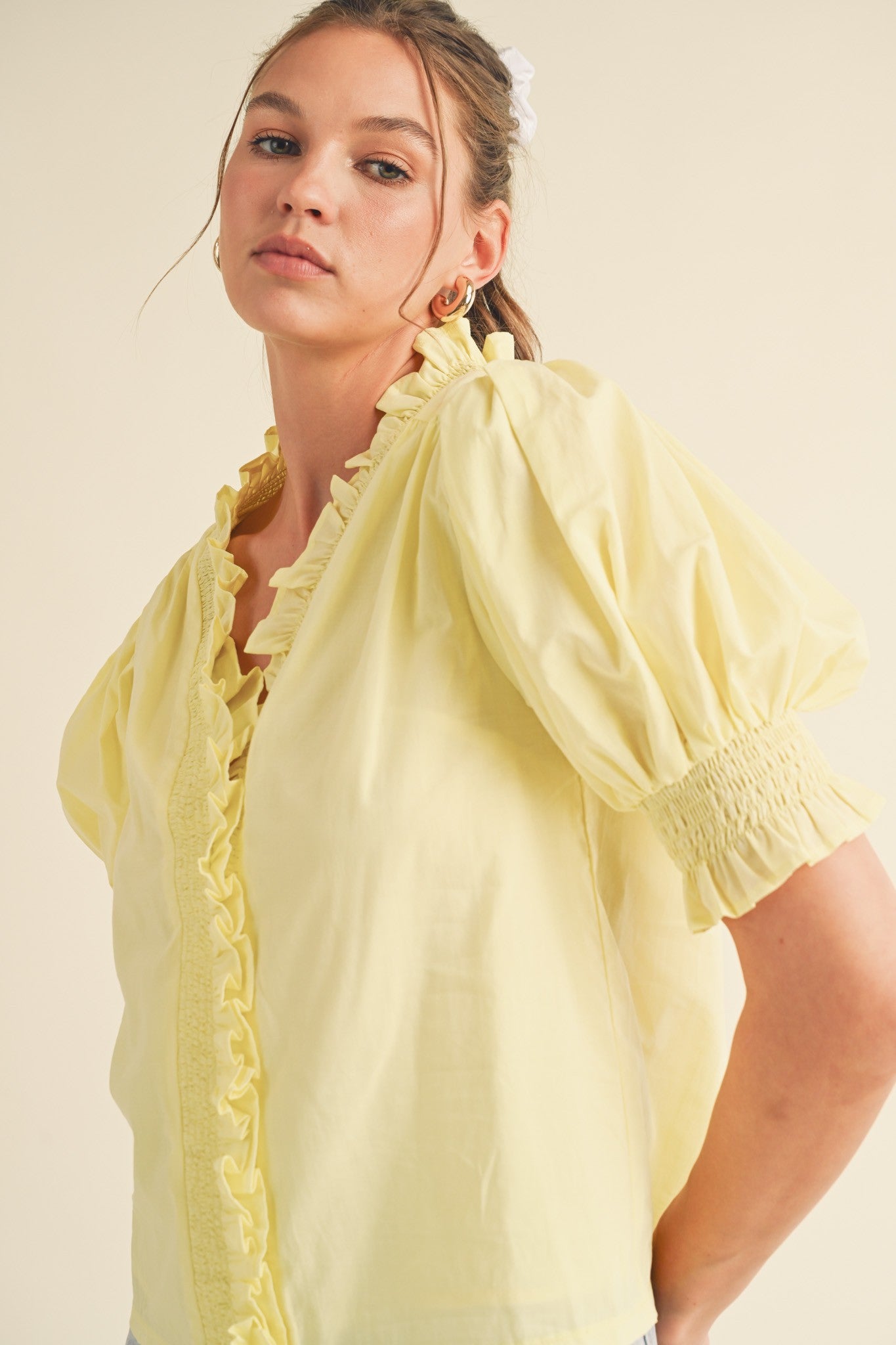 Buttercup Ruffle Top