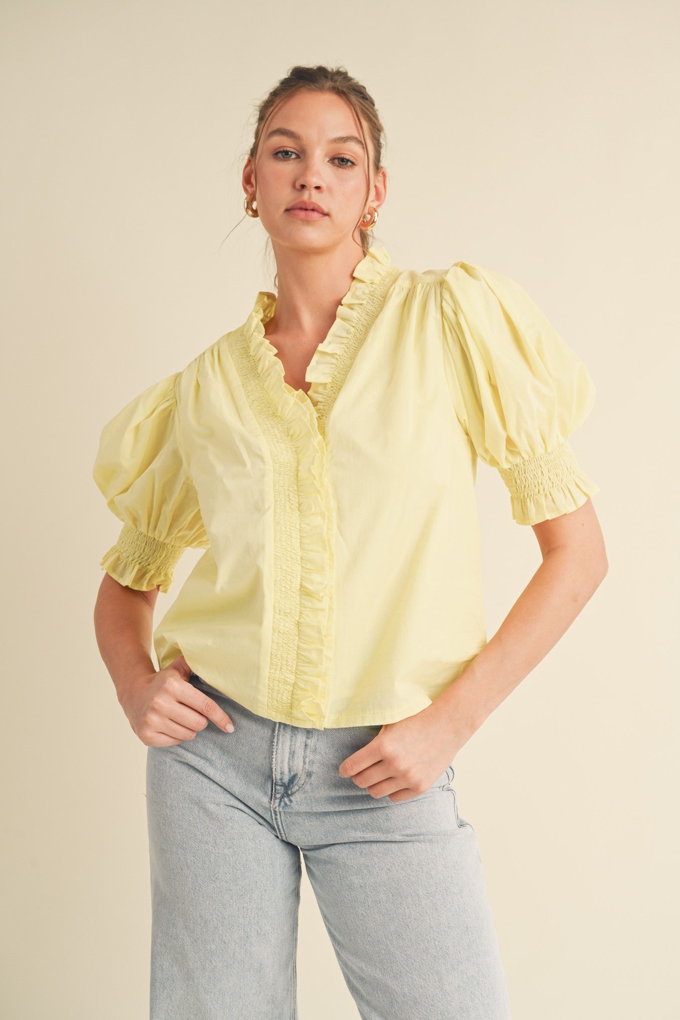 Buttercup Ruffle Top