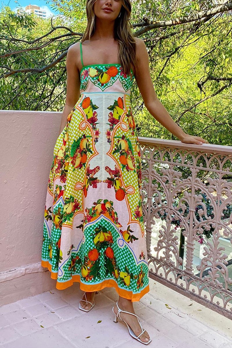 Summer Floral Maxi Dress