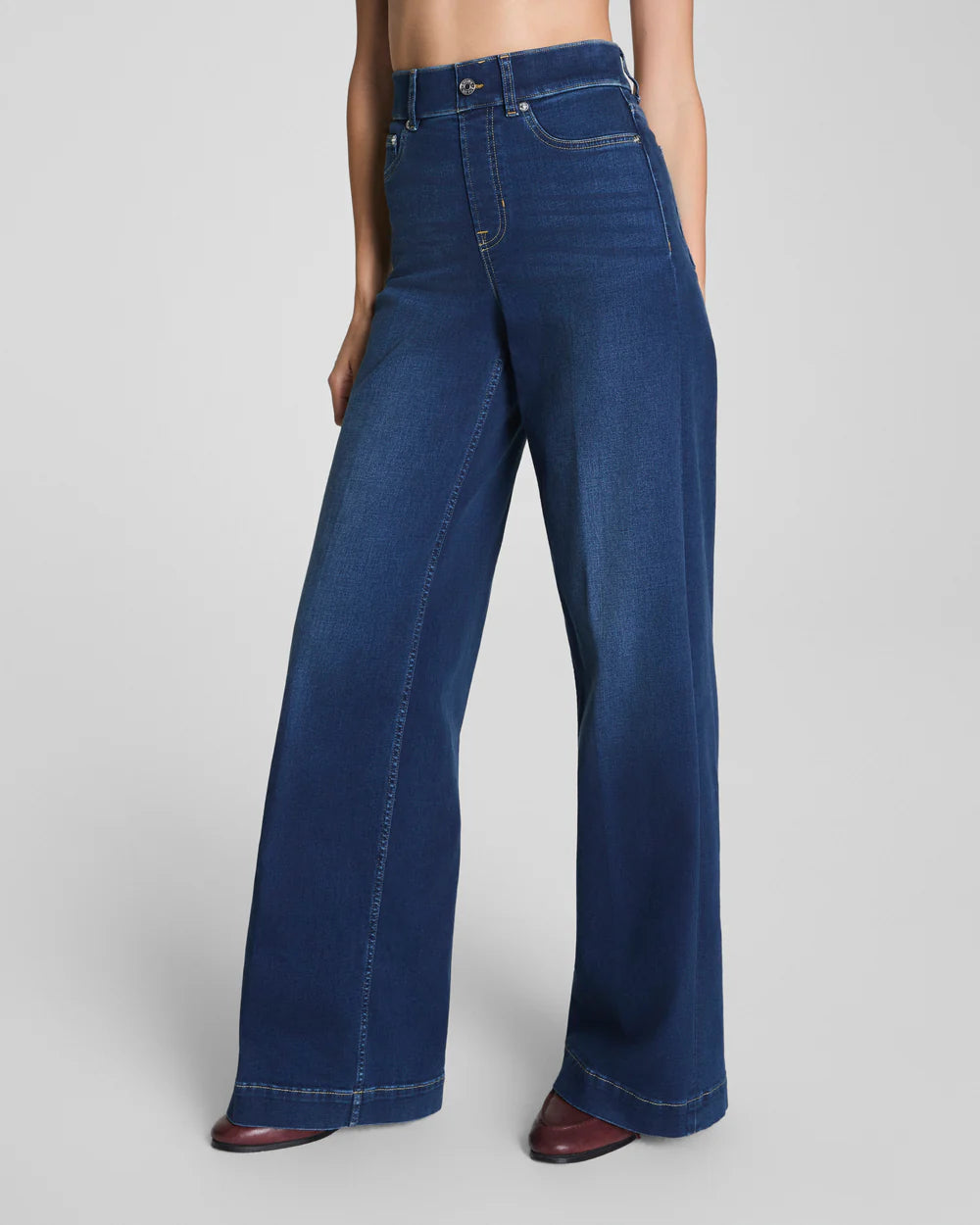 SPANXshape™ Wide Leg Jeans