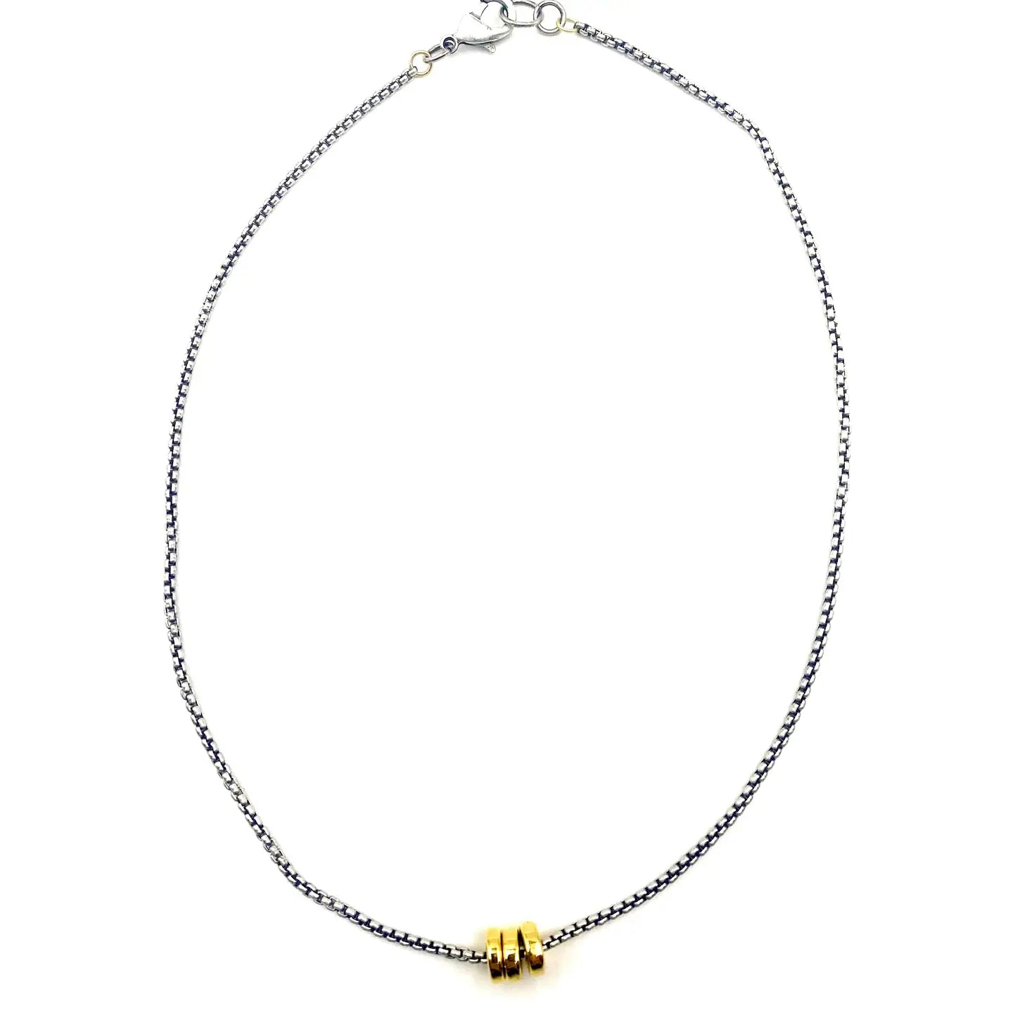 Mott Two Tone Necklace