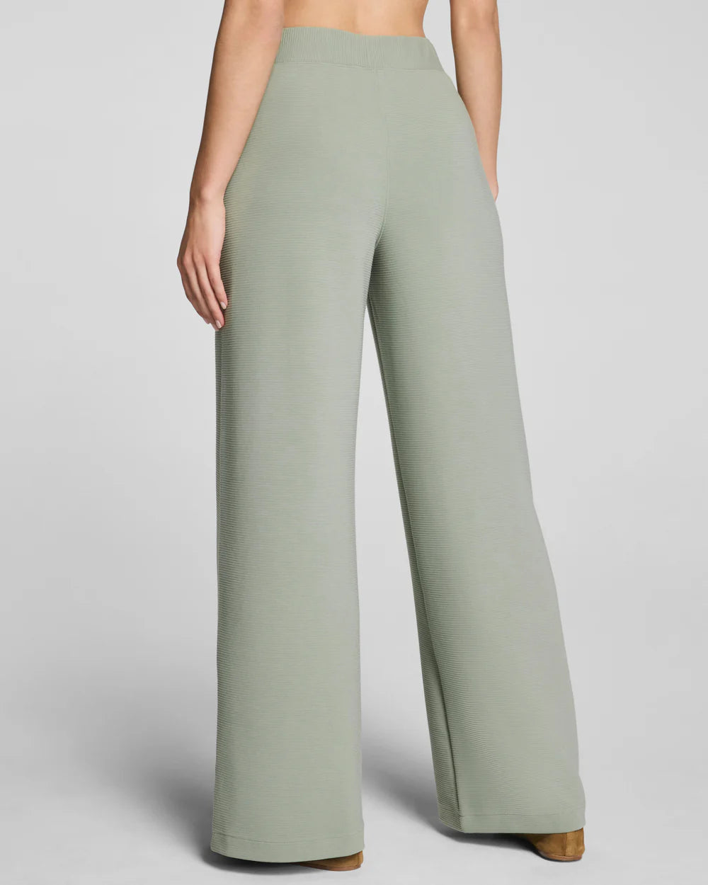 Airessentials® French Rib Wide Leg Pant - Sage Brush