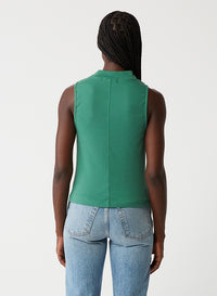CHIARA DRAPE NECK TANK