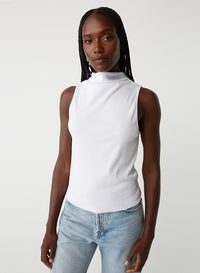CHIARA DRAPE NECK TANK