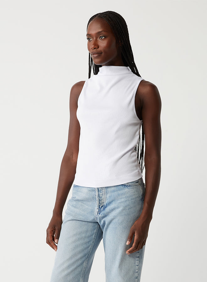 CHIARA DRAPE NECK TANK