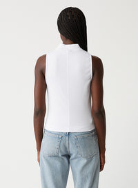 CHIARA DRAPE NECK TANK