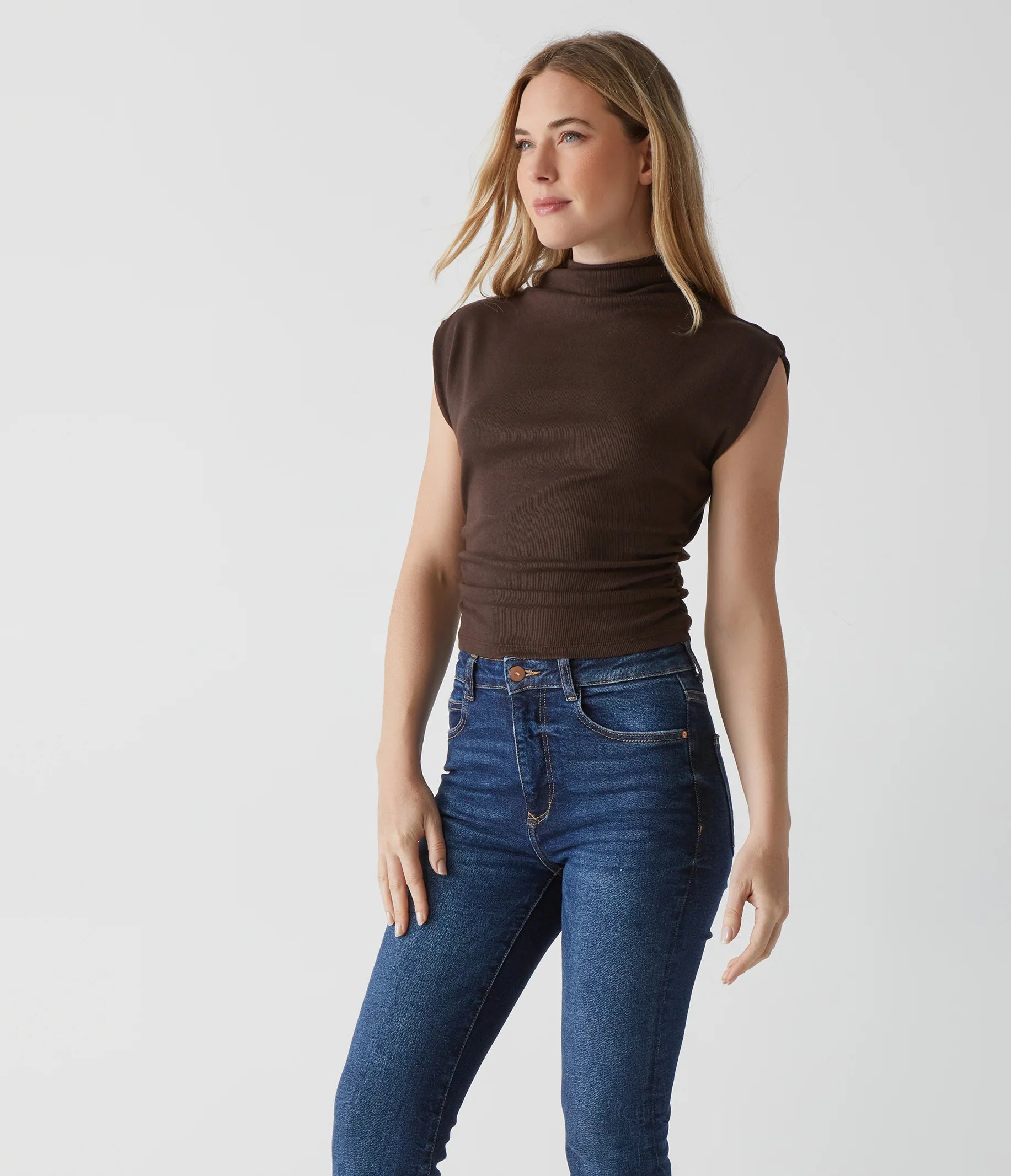 Amara Power Shoulder Top