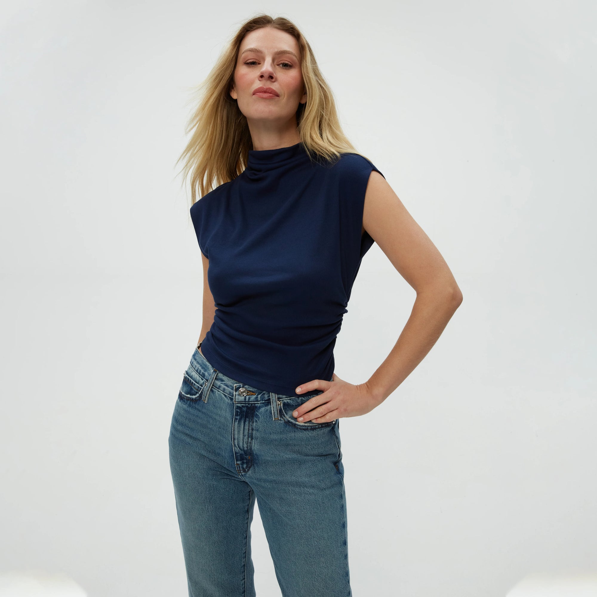 Amara Power Shoulder Top