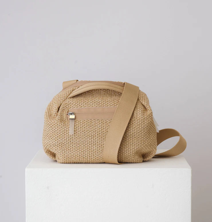 Bonnie Crossbody Bag - Straw
